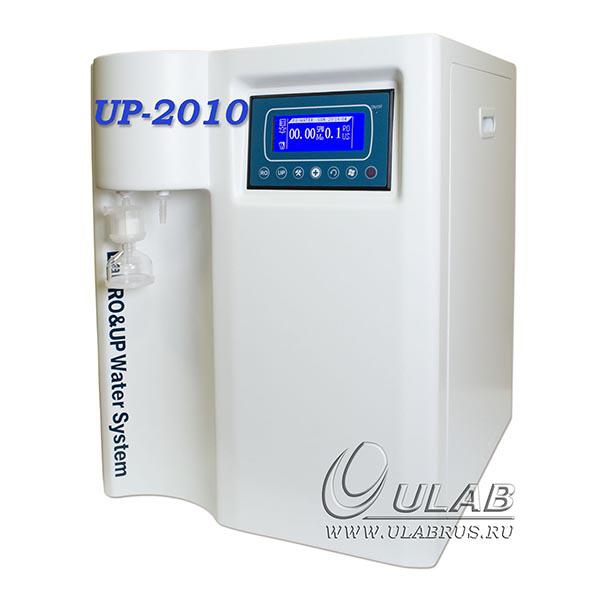 UP-2010 Система очистки воды, II и I тип, TOC<10ppb, 10л/ч, ULAB®